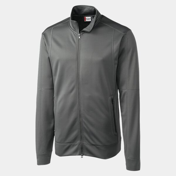 Clique Helsa Performance Mens Full Zip Knit Jacket Thumbnail