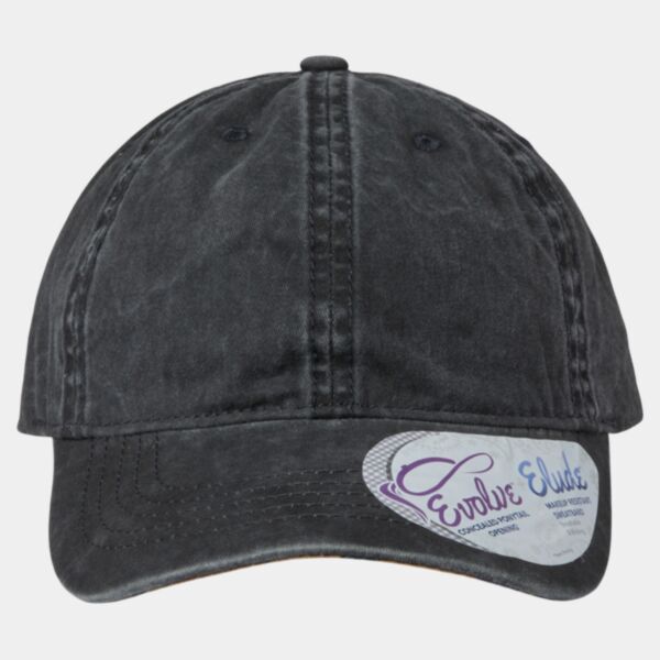 Women's Pigment Dyed Fashion Undervisor Cap Thumbnail